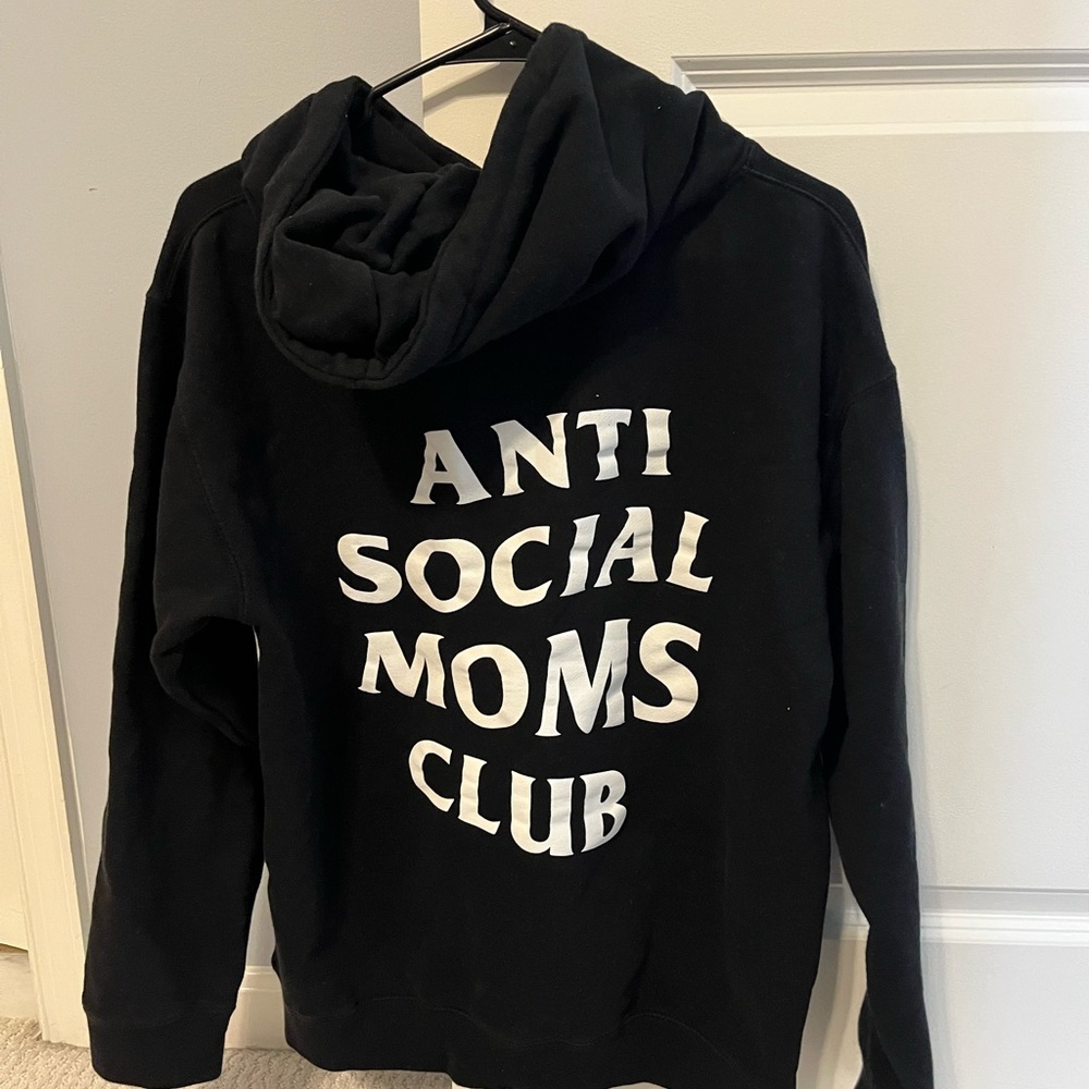 Hubs/Hers Antisocial Moms Club Crewneck Black S/M